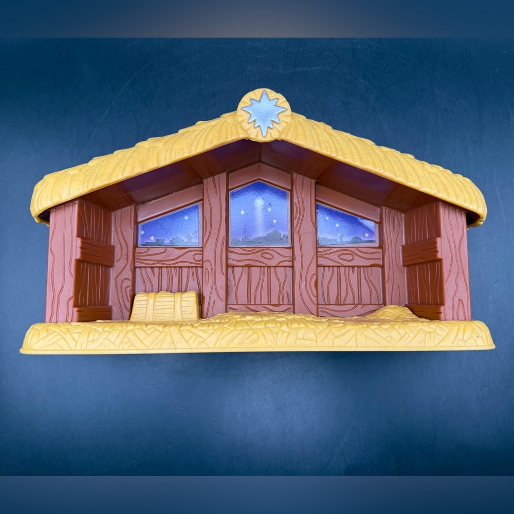 2002 Fisher Price Little People Nativity Stable Replacement Christmas Barn - Picture 8 of 11